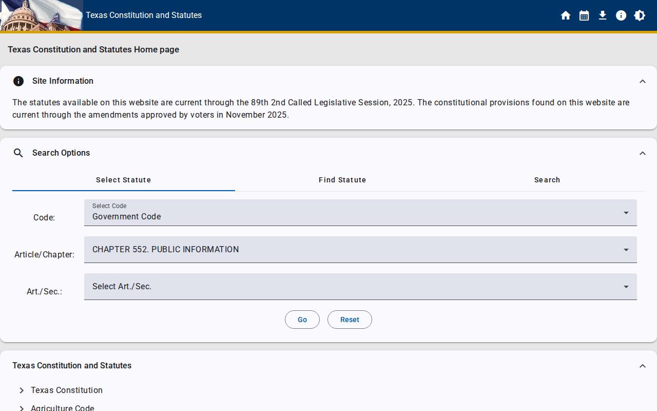 Texas Public Information Act access for Ochiltree County arrest records